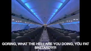 Hitler and Generals Work on a JetBlue Plane