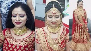 Best bridal makeup look for dark skin in summer( step by step)