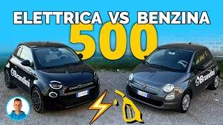 BENZINA contro ELETTRICO: Chi Vincerà ? -  Fiat 500