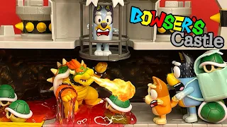 Bluey Toys Escape Bowser's Castle 🏰