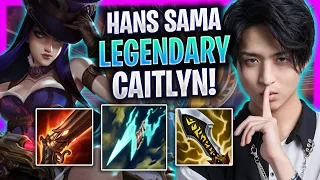 HANS SAMA IS LEGENDARY WITH CAITLYN! - G2 Hans Sama Plays Caitlyn ADC vs Jinx! | Season 2024