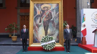 105 Aniversario Luctuoso de Emiliano Zapata, desde Palacio Nacional