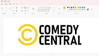 How to draw the Comedy Central logo using MS Paint | How to draw on your computer