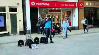 Time To Say Goodbye - A brilliant busker in Dublin