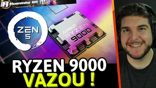 VAZOU! NOVOS PROCESSADORES RYZEN 9000 CHEGANDO NAS LOJAS COM PREÇO MAIS BARATO E MAIS CEDO!?