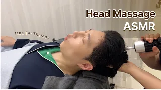[ASMR]The most professional scalp massage, ear massage, head spa, and hair loss treatment in Korea!