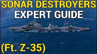 Sonar Destroyers Tutorial |World of Warships Legends