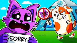 Poppy Playtime, but HOO DOO don't want CAT NAP in the CAMPING?! | Hoo Doo Animation