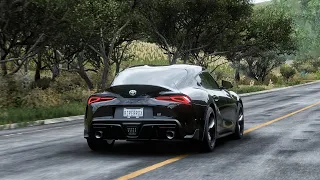 Black | Toyota GR Supra - Forza Horizon 5 | gameplay