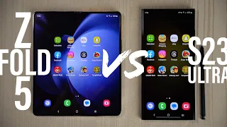 Samsung Galaxy Fold 5 vs S23 Ultra | SPEED TEST 💨