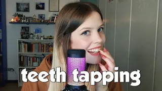 ASMR 😁 tingly teeth tapping and scratching
