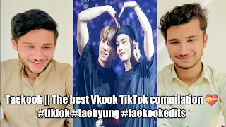 Taekook | The best Vkook TikTok compilation2023 | Pakistani Reaction|  #tiktok#taehyung#taekookedits
