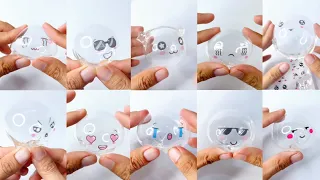Nano tape bubble squishy craft 10 items combination #nanotape #squishy #trending #satisfying #asmr