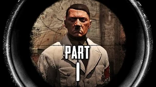 Sniper Elite 3 Hunt the Grey Wolf Gameplay Walkthrough Part 1 - Hitler (PS4)