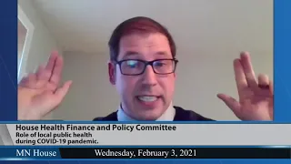 House Health Finance and Policy Committee 2/3/21