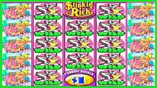 ★★JACKPOT HANDPAY★★$1000 BETS★★STINKIN RICH HIGH LIMIT SLOT MACHINE BUENO DINERO MUSEUM SLOTS IGT