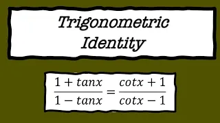 Solving Trigonometric Identity EXAMPLE | Pre-Calculus