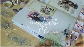 Journal with me on a cozy rainy day °♡•~ chill journaling