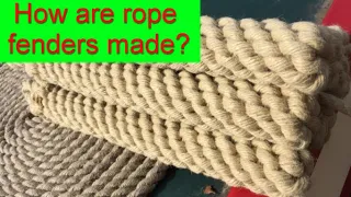 How do you make rope fenders?