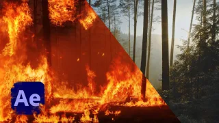 Make a SUPER REALISTIC Forest Fire in After Effects Tutorial