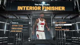 NBA 2K22 Interior Finisher 26 HOF Shooting Badges Epic 1st Current Gen Build with Next Gen Skills