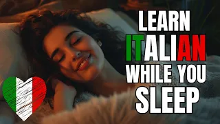 Sleep Learning Revolution❗ Easy Italian Learning Through Sleep | Italian Course For Sleep 💚🤍💗