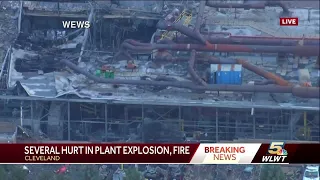 13 injured after explosion at Ohio metals plant