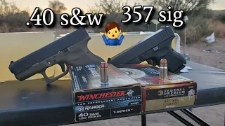 Personal Carry .40 s&w or 357 sig? Ballistics Gel Test