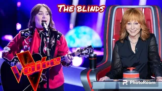 Ruby Leigh Performs "I wanna Be A Cowboy's sweetheart" | The voice season 24 blind Auditions  | 2023