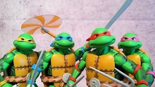 NECA TMNT Teenage Mutant Ninja Turtles Arcade Game Action Figures - SDCC 2016 Exclusive