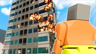 TOWER FIRE SURVIVAL! - Brick Rigs Multiplayer Gameplay - Lego Fire Survival