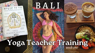 HOUSE OF OM BALI Yoga Teacher Training Vlog 🌺 Week 1/3