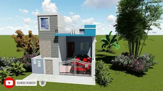 3D Designing For Lumion Animation Video | House Elevation & Interior design | 20X40 1BHK