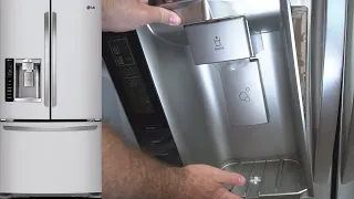 LG Refrigerator Ice Dispenser Repair: Ice Dispenser Flap Not Closing