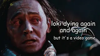 loki dying again and again but it's like a video game