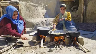 Delights of Cooking Traditional Food in the Village "Chicken and Rice"