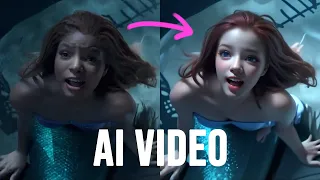 [AI Generated Video] The Little Mermaid | AI Trailer