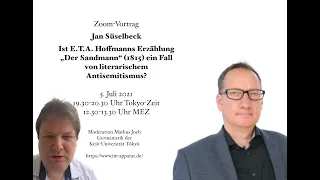 Dr. Jan Süselbeck: Ist Hoffmanns Erzählung »Der Sandmann« ein Fall von literarischem Antisemitismus?