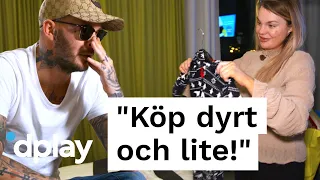 Familjen Lundell | Jocke är inte peppad när Jonna shoppar loss i Ullared | discovery+ Sverige