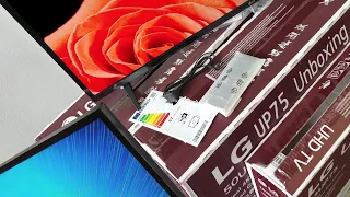 LG UP7500 Active 4K TV Unboxing + Setup with Demo