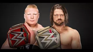 AJ Styles vs Brock Lesar Promo - Survivor Series 2017