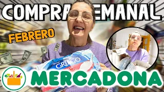 Compra Semanal:MERCADONA + PESCADO FRESCO🥥 Todo NATURAL 😂(Febrero 2024) 🛒🍊| LorenaAndCia