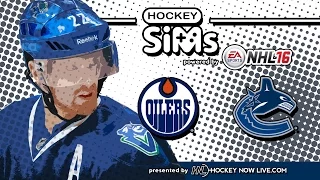NHL 16 - Oilers vs Canucks (Hockey Sims)