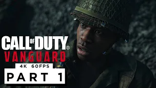 CALL OF DUTY VANGUARD Walkthrough Gameplay Part 1 - (4K 60FPS) RTX 3090 - No Commentary