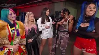 WWE Mia Yim, Bianca Belair, Alexa Bliss & Asuka Backstage 11 14 22 3