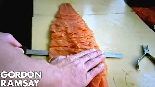 Slicing Smoked Salmon | Gordon Ramsay