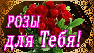 ЭТИ РОЗЫ ДЛЯ ТЕБЯ!!! ПРЕКРАСНЫЕ ЦВЕТЫ ТОЛЬКО ДЛЯ ТЕБЯ! ТЕБЕ В ТВОЙ ДЕНЬ!!! ПРИМИ ПОЗДРАВЛЕНИЯ!!!