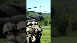 Chinook landing