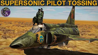 Record Attempt: How Far Can You Supersonic Ejection Toss A Pilot? | DCS WORLD