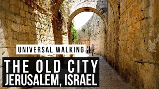 4K ISRAEL: Walking In Jerusalem's Ancient & Historic Old City